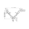 m142p-barkan-13-29-_0002345.jpeg Βάση Οθόνης Γραφείου M142P Barkan 13" - 29" για Δύο Οθόνες