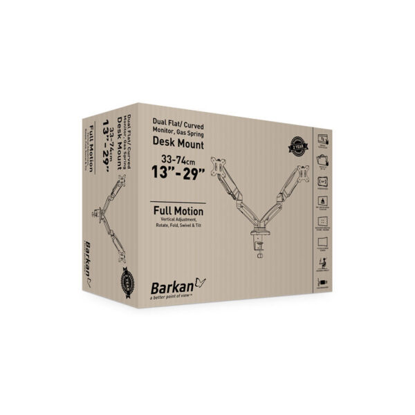 m142p-barkan-13-29-_0002347.jpeg Βάση Οθόνης Γραφείου M142P Barkan 13" - 29" για Δύο Οθόνες