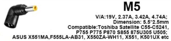 Φίς Laptop M5