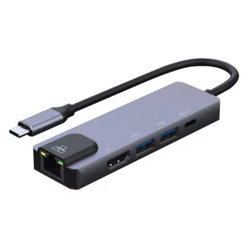 main-01qq.jpg Αντάπτορας 5in1 RJ45 USB3.0x2 PD 4K 60HZ HDTV
