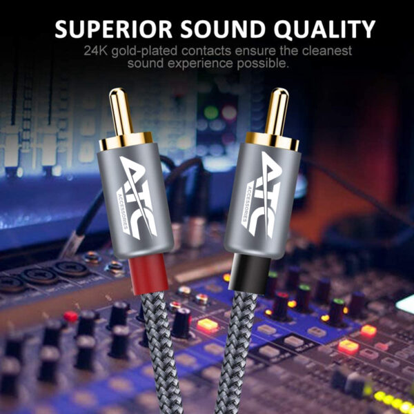 ATC HQ 2xRCA / 2xRCA 5m Cable