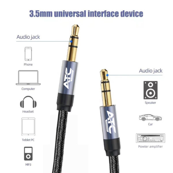 Cable ATC HQ 3.5mm Male / Male 5m