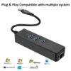 USB3.0 σε USB3.0x4 με Gigabit Lan