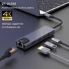 Αντάπτορας 5in1 RJ45 USB3.0x2 PD 4K 60HZ HDTV