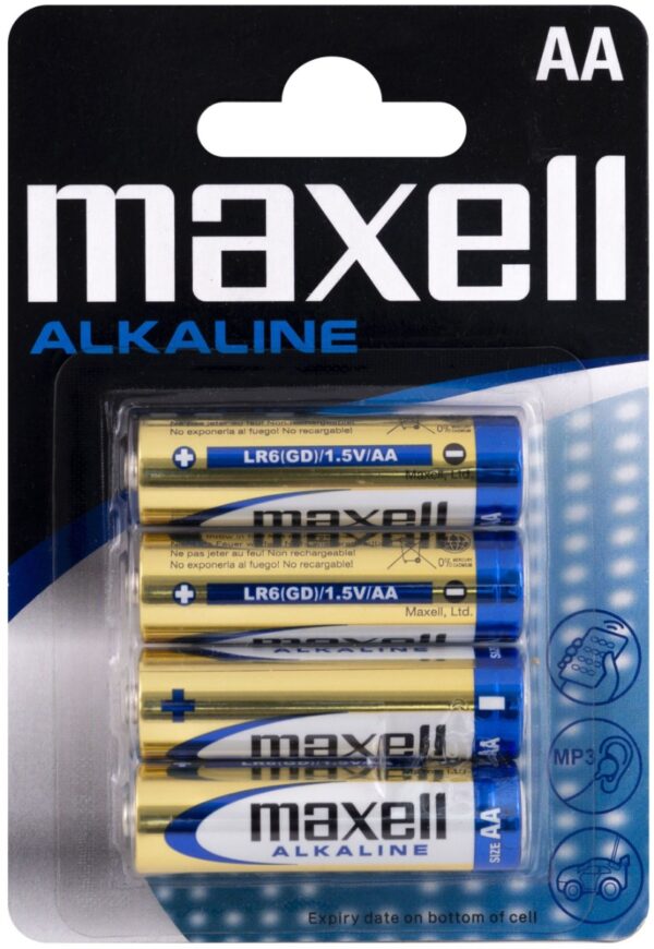 MAXELL Αλκαλική LR6 AA (4τμχ)
