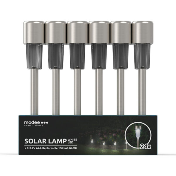 Modee Lighting LED Ηλιακό Φωτιστικό Κήπου GS001 36cm