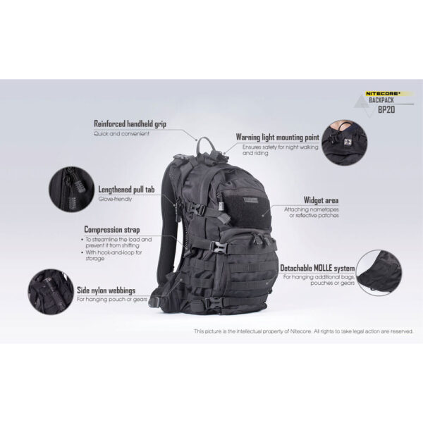 media-1645540536851_1.jpg Nitecore Σακίδιο Πλάτης BP20 Μαύρο