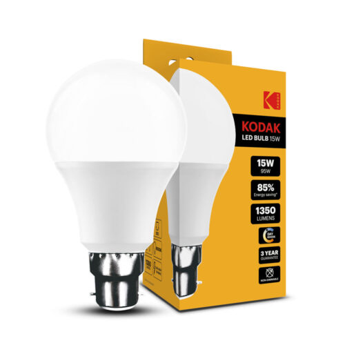 KODAK Max LED B22 Σφαιρική Λάμπα A65 15W 270° 6000K 1350lm