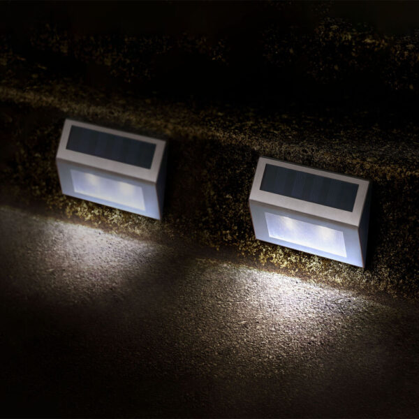 media-1654688975239.jpg Modee Lighting LED Ηλιακό Επιτοίχιο Φωτιστικό Σετ 2 τμχ