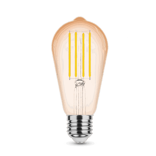 media-1657190739859.png Modee Lighting Λάμπα Filament LED Amber ST58 4W E27 320° 1800K (360 lumen)