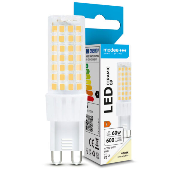 media-1679066729499.jpg Modee Lighting Λάμπα LED Izzo G9 Κεραμική 6W 4000K 600lm ERP