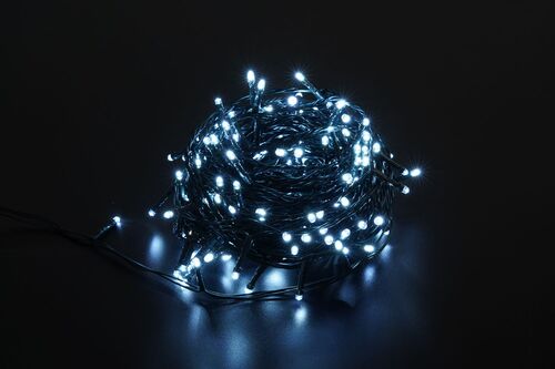 Modee Lighting Χριστουγεννιάτικα Φωτάκια LED με Τροφοδοτικό (100LED/10m/10cm) Ψυχρό