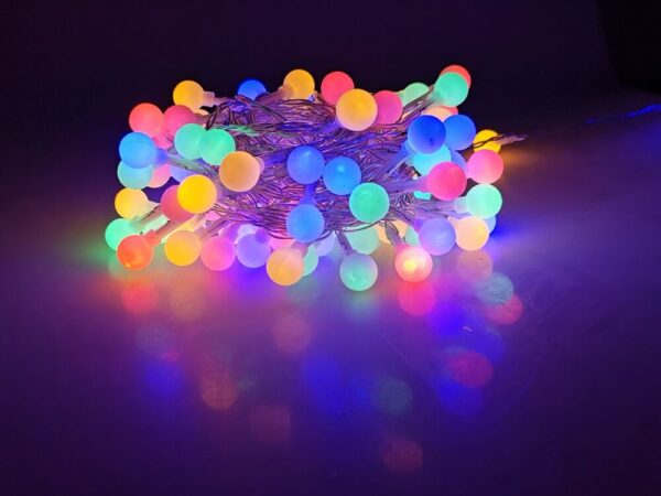 media-1691049671008.jpeg Modee Lighting Χριστουγεννιάτικα Λαμπάκια LED Τύπου Berry με Βύσμα (100LED/10m/10cm) Πολύχρωμα