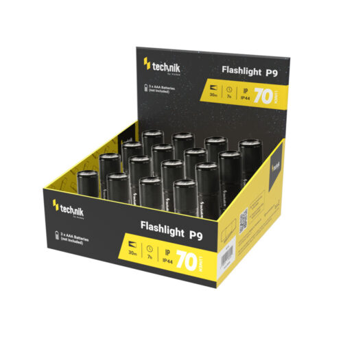 media-1691669754274.jpg Technik Φακοί P9 9LED 70lm Κουτί 16τμχ (3xAAA δεν περιλαμβάνονται)