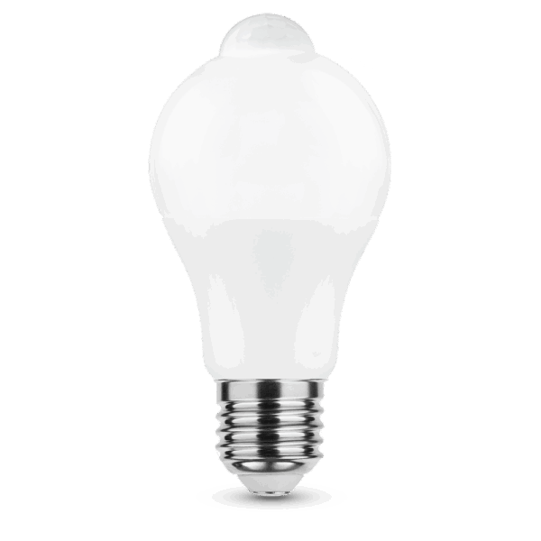 Modee LED Smart Σφαιρική Λάμπα με Αισθητήρα PIR A60 8,8W E27 270° 4000K (806 lumen)