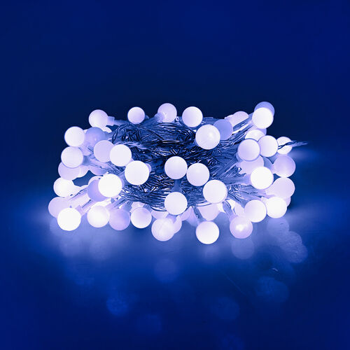 media-1699285002393.jpg Modee Lighting Χριστουγεννιάτικα Λαμπάκια LED Τύπου Berry με Τροφοδοτικό (100LED/10m/10cm) Ψυχρό Λευκό