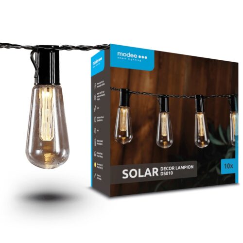 media-1706192792338.jpg Modee Lighting LED Ηλιακή Γιρλάντα 10db 4,7m