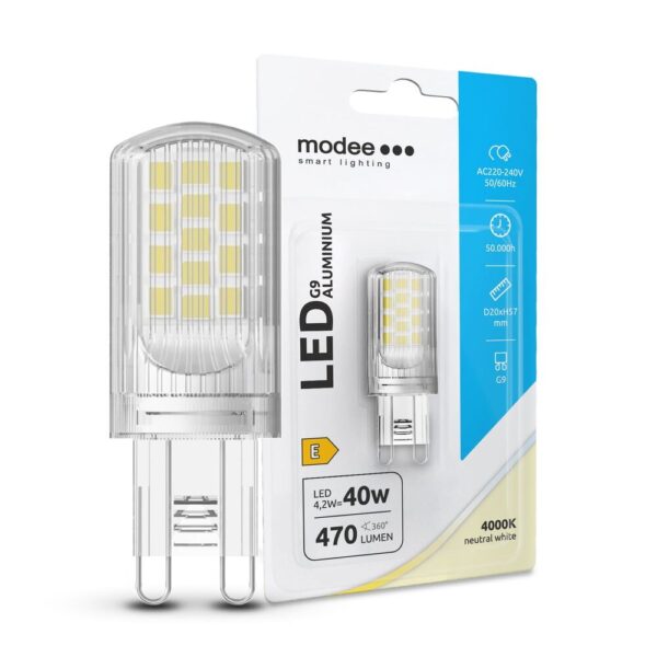 media-1710326936597.jpg Modee Lighting Λάμπα LED Izzo G9 Aluminium 4.2W 4000K 470lm ERP B1