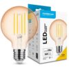media-1710332120492.jpg Modee Lighting LED Σφαιρική Λάμπα Filament Amber G80 4W E27 320° 1800K (360 lumen)