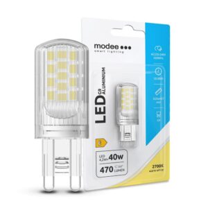 Modee Lighting Λάμπα LED Izzo G9 Aluminium 4.2W 2700K 470lm ERP B1