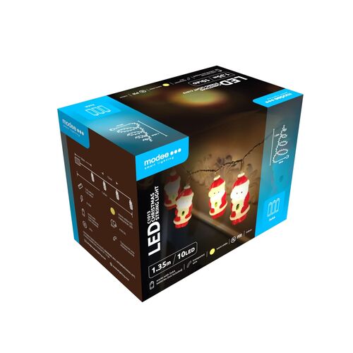 media-1715265621324.jpg Modee Χριστουγεννιάτικα Φωτάκια LED Μπαταρίας (10LED/1.35m/15cm) Θερμό Λευκό
