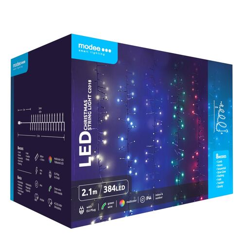 media-1715675598664.jpg Modee Χριστουγεννιάτικα Φωτάκια LED με Τροφοδοτικό (384LED/2.1m) Πολύχρωμα