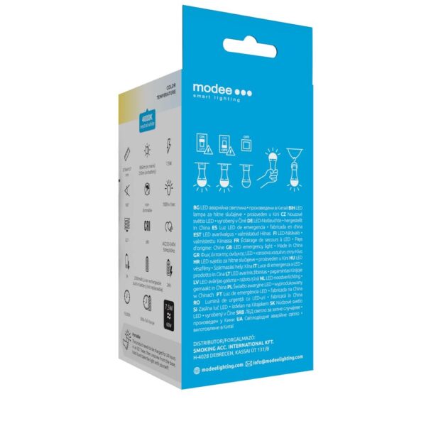 media-1723106263319_1.jpg Modee Σφαιρική Λάμπα LED A78 Έκτακτης Ανάγκης 7,5W E27 180° 4000K 806lm