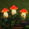 media-1724331818267.jpg Modee Lighting LED Ηλιακό Διακοσμητικό Φωτιστικό Κήπου Μανιτάρι DS006 (3τμχ)