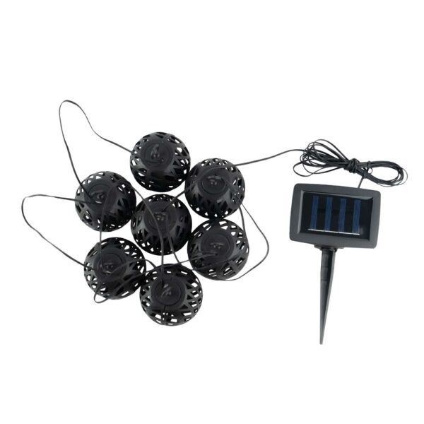 media-1728383985204.jpg Modee Lighting LED Ηλιακή Γιρλάντα με Εφέ Φλόγας