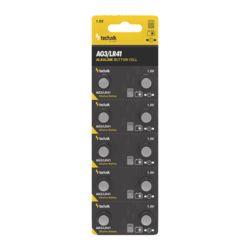 media-1736176663896.png Technik Αλκαλικές Μπαταρίες Κουμπιά Platinum AG3 / LR41 / 192 / 392 1.5V B10