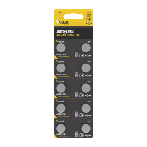 Technik Αλκαλικές Μπαταρίες Κουμπιά Platinum AG10 / LR54 / 189 / 389 1.5V B10