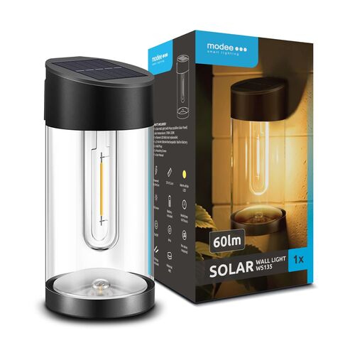 media-1740152443896.jpg Modee LED Ηλιακό Φωτιστικό Τοίχου WS135 60lm