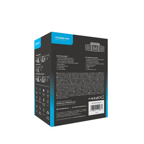 media-1740495950500.jpg Modee Lighting Ηλιακός Προβολέας LED WS137 με Αισθητήρα (650 lumen)