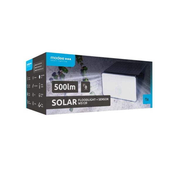 media-1740499494012.jpg Modee Lighting Ηλιακός Προβολέας LED WS139 με Αισθητήρα 500lm