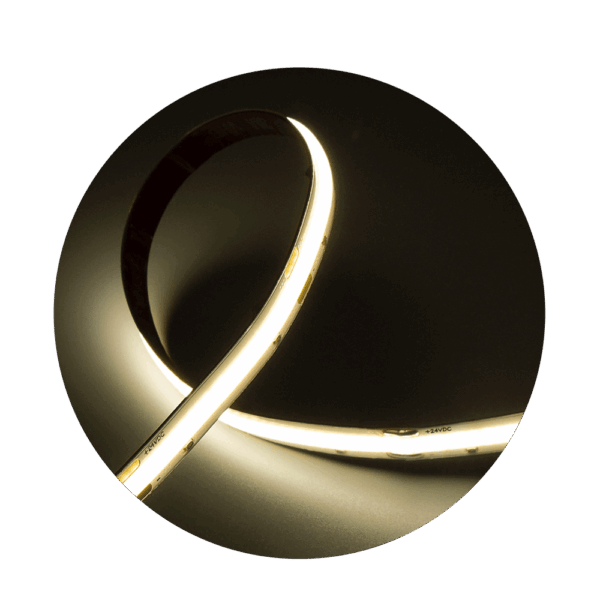 media-1746785777584.png Modee LED Ταινία 24V 10W/m COB-480LED/m 8mm IP20 4000K