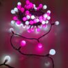Modee Christmas LED Λαμπάκια Τύπου Berry με Βύσμα (100LED/10m/10cm) Ροζ & Ψυχρό