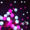 Modee Christmas LED Λαμπάκια Τύπου Berry με Βύσμα (100LED/10m/10cm) Ροζ & Ψυχρό