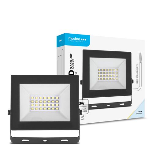 Modee Lighting LED Προβολέας E-series Slim 20W 120° 6000K 1600lm ERP