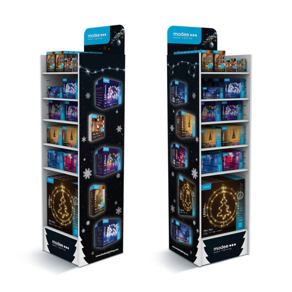 MODEE Stand Προβολής για Χριστουγεννιάτικα Φωτάκια LED (140x39x39cm) Άδειο