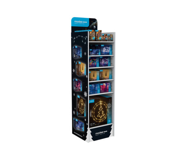 MODEE Stand Προβολής για Χριστουγεννιάτικα Φωτάκια LED (140x39x39cm) Άδειο