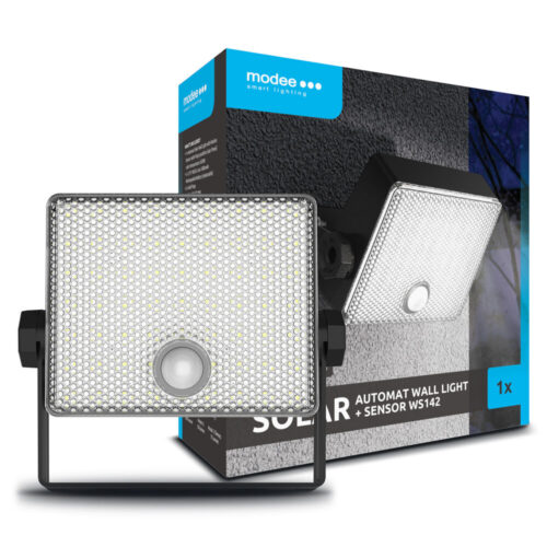 media-1759145288531.jpg Modee Lighting Ηλιακός Προβολέας LED WS142 Αυτόματος με Αισθητήρα 500lm