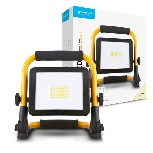 Modee Επαγγελματικός Προβολέας LED Εργασίας 30W 120° 4000K 8800mAh