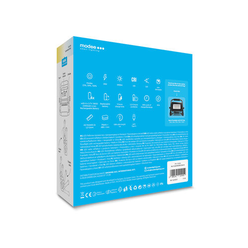 Modee Επαγγελματικός Προβολέας LED Εργασίας 30W 120° 4000K 8800mAh