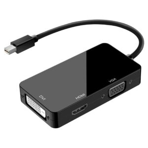 ATC Μετατροπέας MINI DP Αρσ. Σε HDMI/VGA/DVI Μαύρο