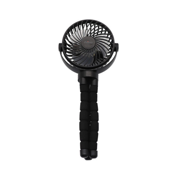 Ανεμιστήρας Mini Flexible PRMF-80691 Primo 4'' 10cm Μαύρος Επαναφορτιζόμενος
