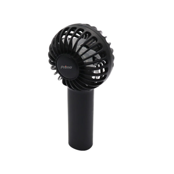Ανεμιστήρας Mini Χειρός PRMF-80690 Primo 2.5'' 6cm Μαύρος Επαναφορτιζόμενος