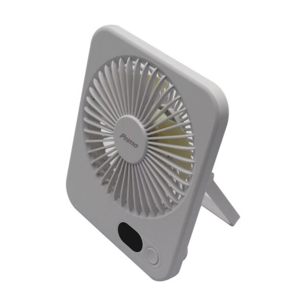 Ανεμιστήρας Mini PRMF-80692 Primo 5'' 12.5cm Λευκός Επαναφορτιζόμενος