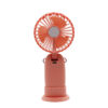 Ανεμιστήρας Mini PRMF-80694 Primo 3.5'' 9cm Ροζ Επαναφορτιζόμενος