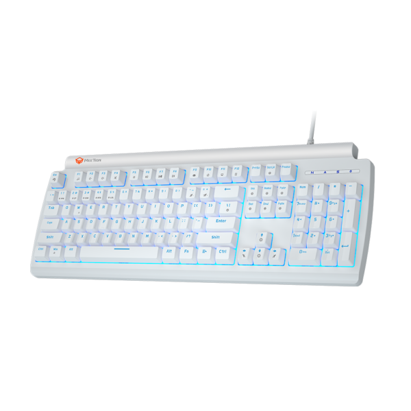 Meetion MT-MK600MX Μηχανικό Gaming Πληκτρολόγιο / Μπλέ Διακόπτες / Άσπρο