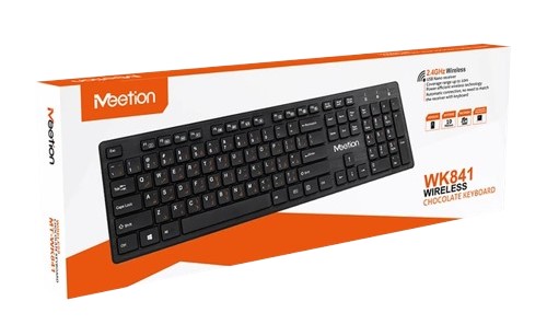 Meetion MT-WK841 Ασύρματο Πληκτρολόγιο 2.4G